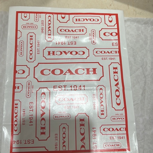 Coach NWT leather wristlet cornflower - Picture 9 of 9